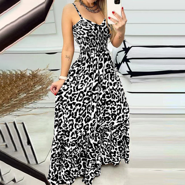 LP | Leopard print long dress