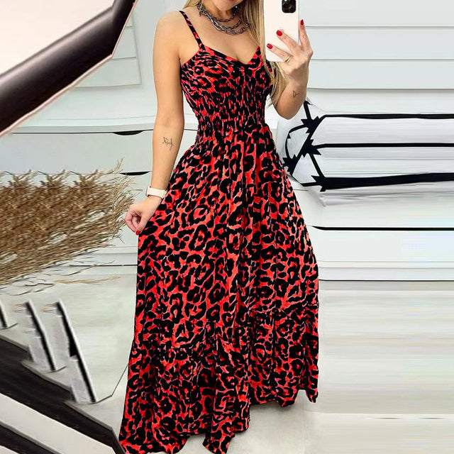 LP | Leopard print long dress