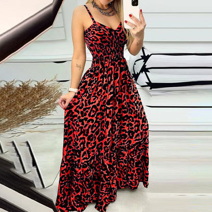 LP | Leopard print long dress