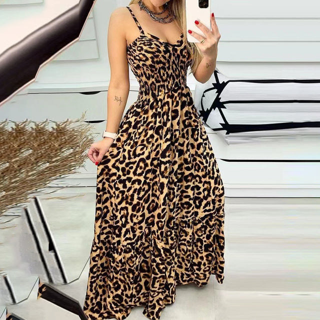 LP | Leopard print long dress