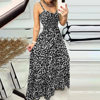 LP | Leopard print long dress