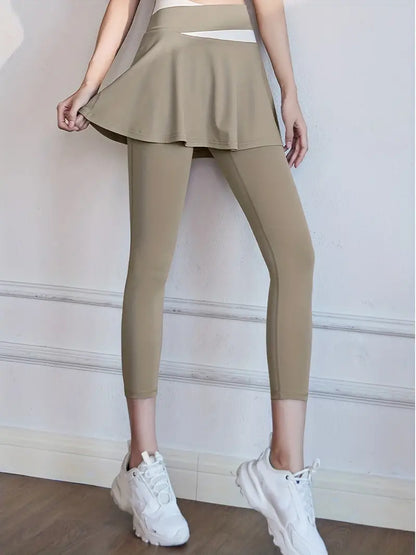 Women's 2-in-1 high-waisted leggings