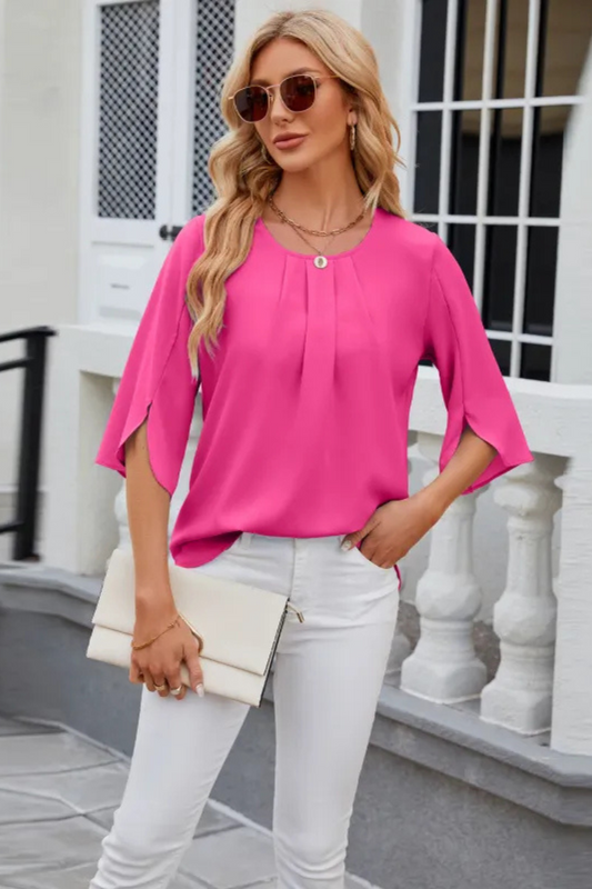 Davia | Casual Loose Chiffon Blouse