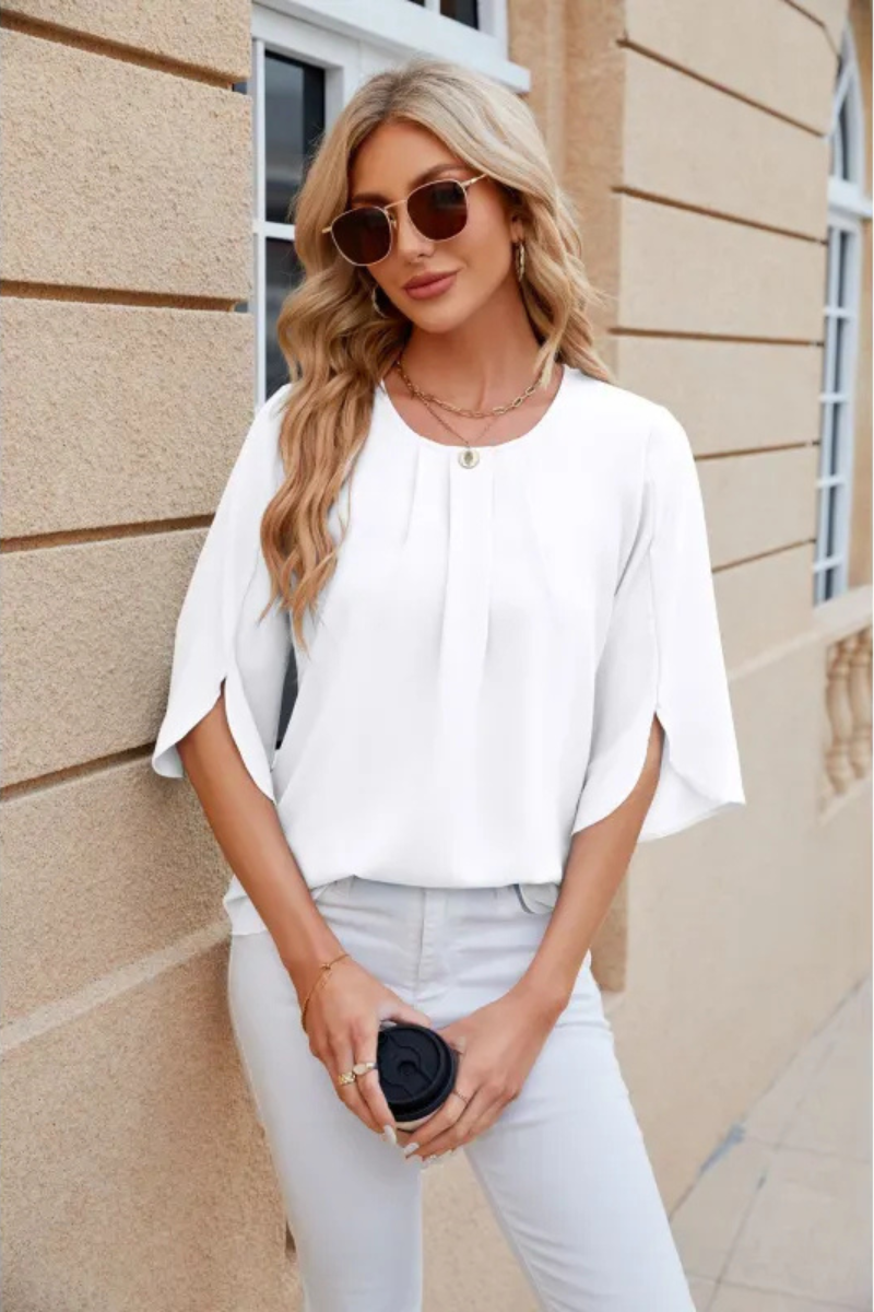 Davia | Casual Loose Chiffon Blouse
