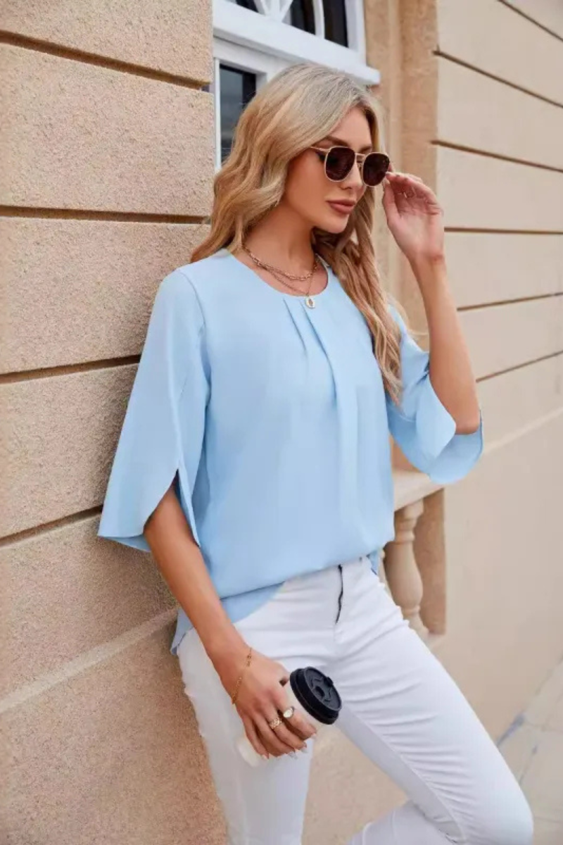 Davia | Casual Loose Chiffon Blouse