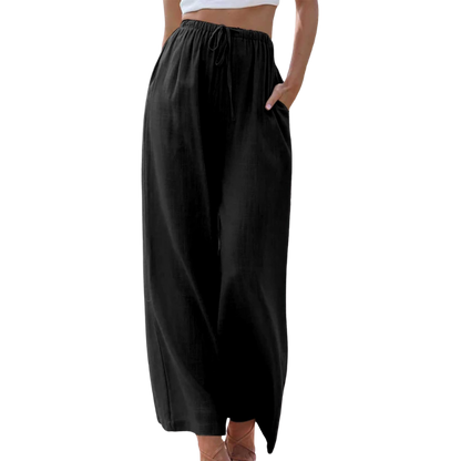 LP | High-waisted, wide-leg pants