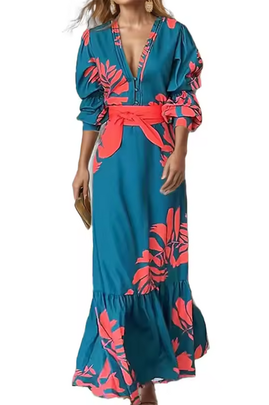 Aria | Women's Boho V-Neck Maxi Dress