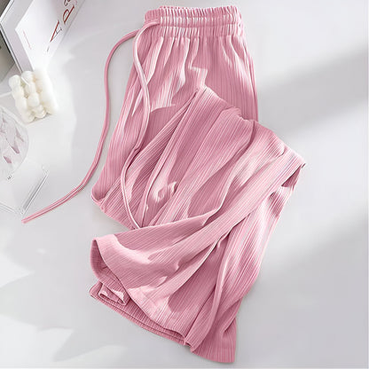 Chrysanthe | High-waisted wide-leg pants, cool and light
