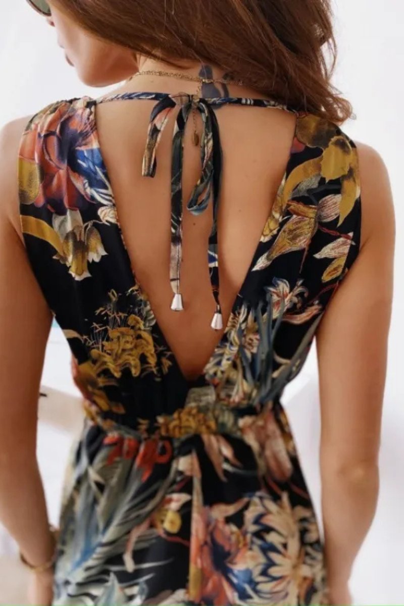 Elowen | Printed Tie Dress Women