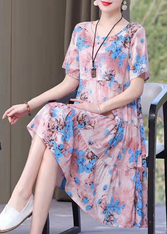 LP | Artistic dresses with O-neck pockets