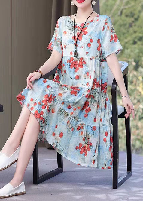LP | Artistic dresses with O-neck pockets