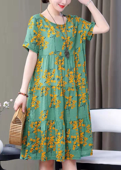 LP | Artistic dresses with O-neck pockets