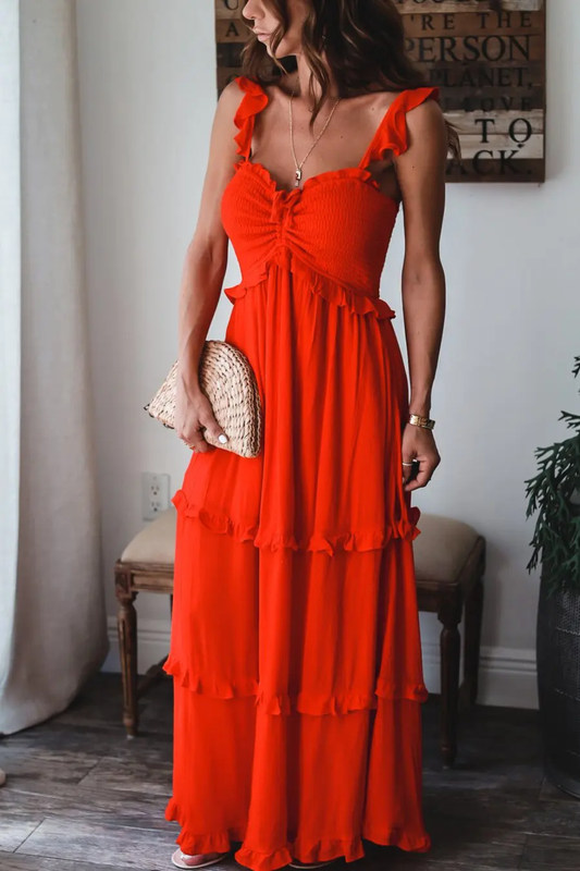 LP | Women's V-neck tunic maxi summer dress