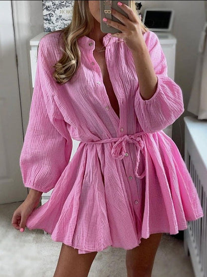 LP | Elegant Summer Blouse Dress