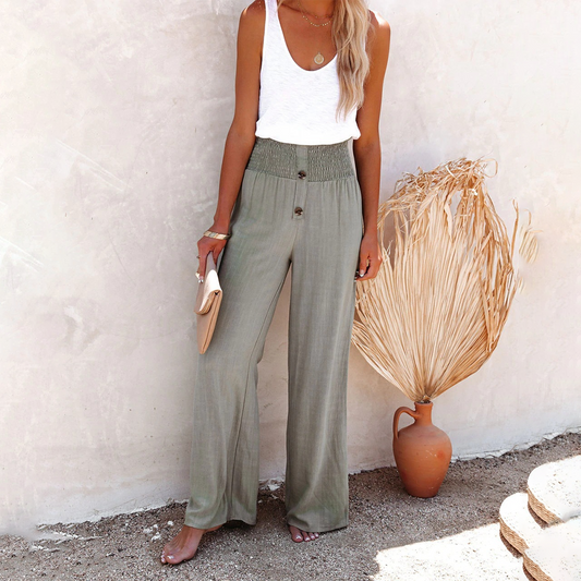 HILLA - Loose-fitting high-waisted pants