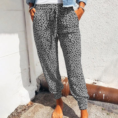 Leopard print pants