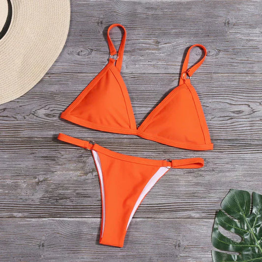 Effortless and stylish overall bikini