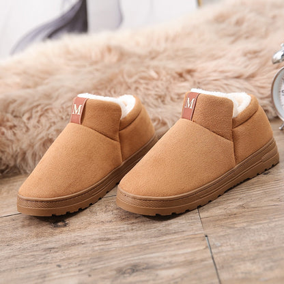 Women's indoor fur slippers