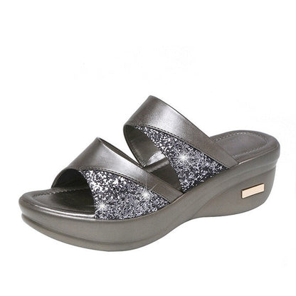 Sophie | Open-toe slippers - Comfortable slippers for women at home