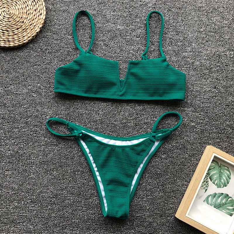 AquaLivv Brazilian V-Neck Bikini