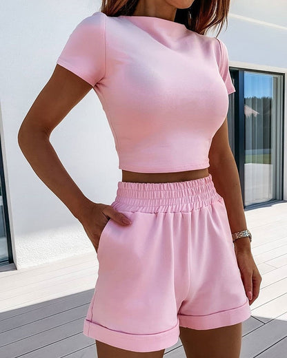 Bonnie - Women's casual shorts set - Elegant and versatile
