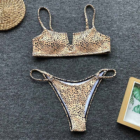 AquaLivv Brazilian V-Neck Bikini
