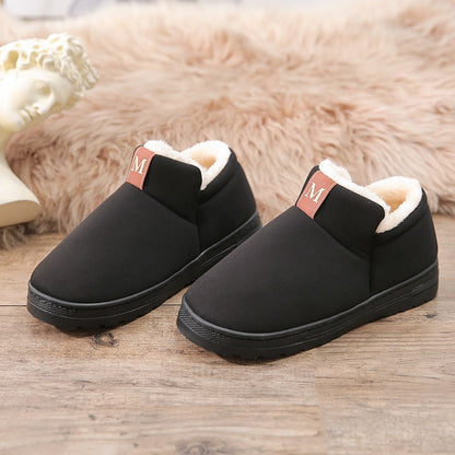 Women's indoor fur slippers