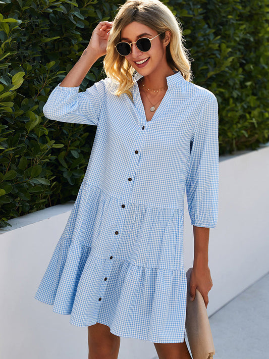 Light blue summer dress