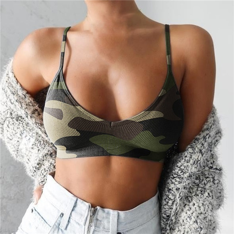 Coco Camouflage Crop Top | A cool, feminine summer top