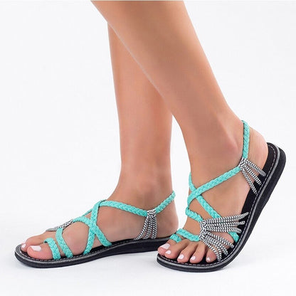 Rome Flops | Woven Slippers