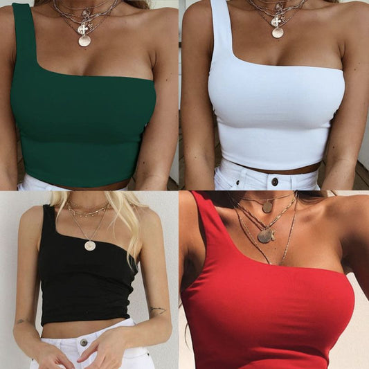 Vardi Dante™ Tara Top | Elegant and summery one-sleeve top for women