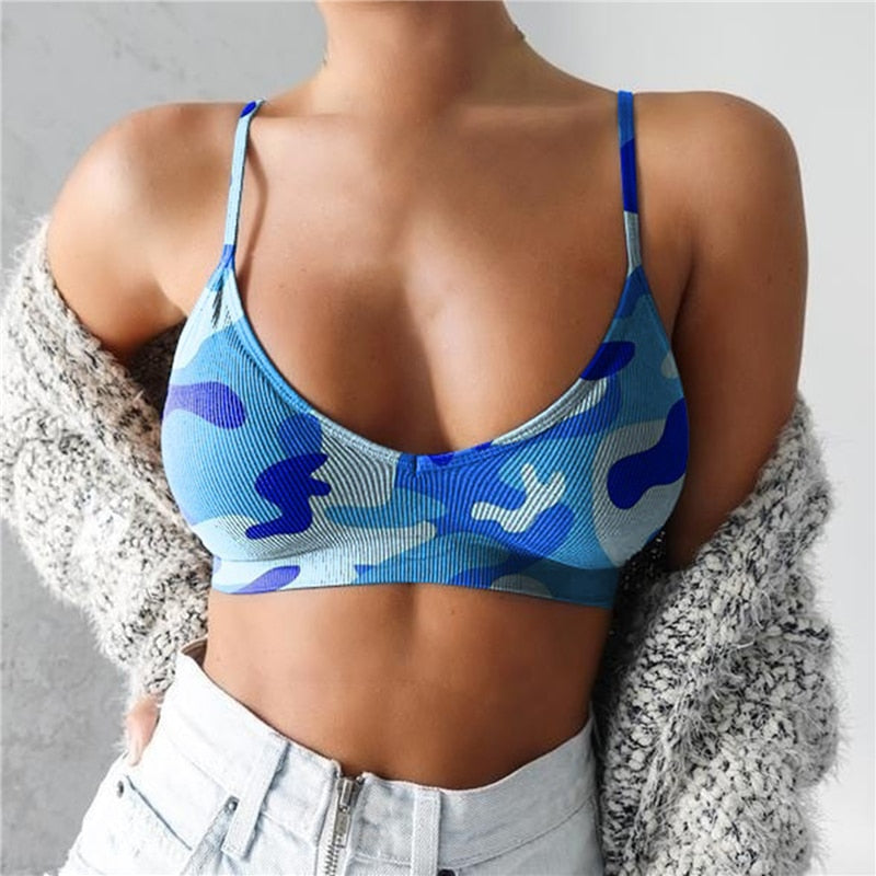 Coco Camouflage Crop Top | A cool, feminine summer top