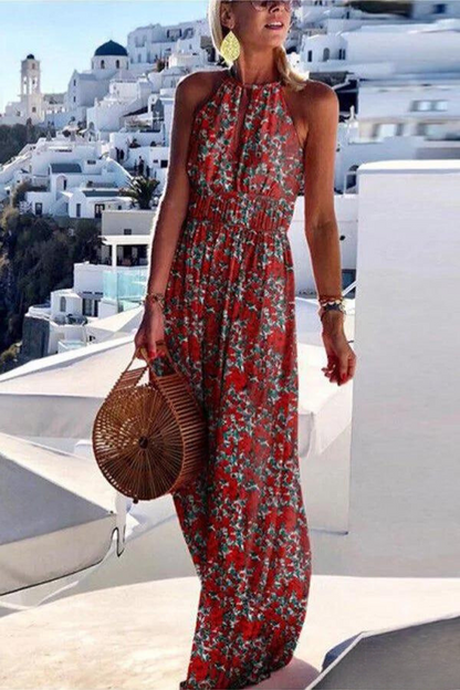 LP | Maxi dress with colorful print