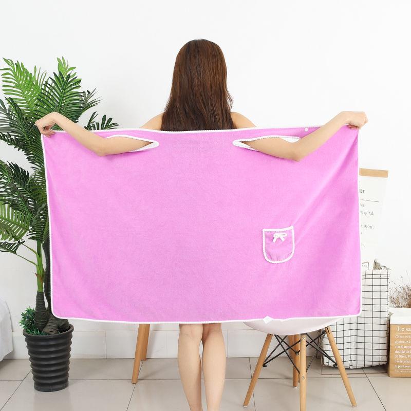 Absorbent bath towel