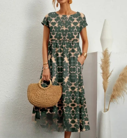 LP | Elegant midi dress with floral print