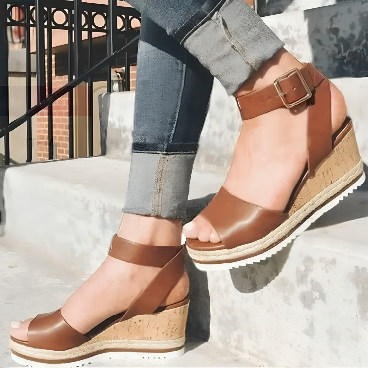 Zoe® | Elegant wedge sandals