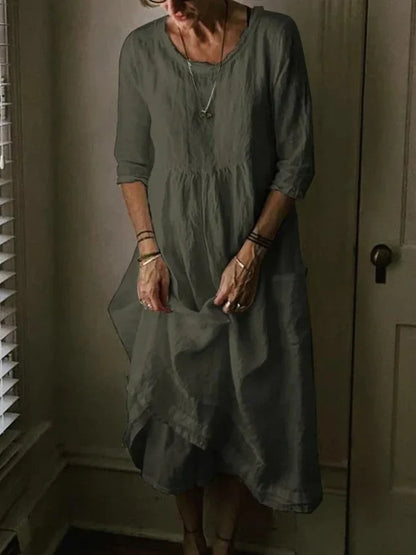 LP | Casual Linen Long Dress
