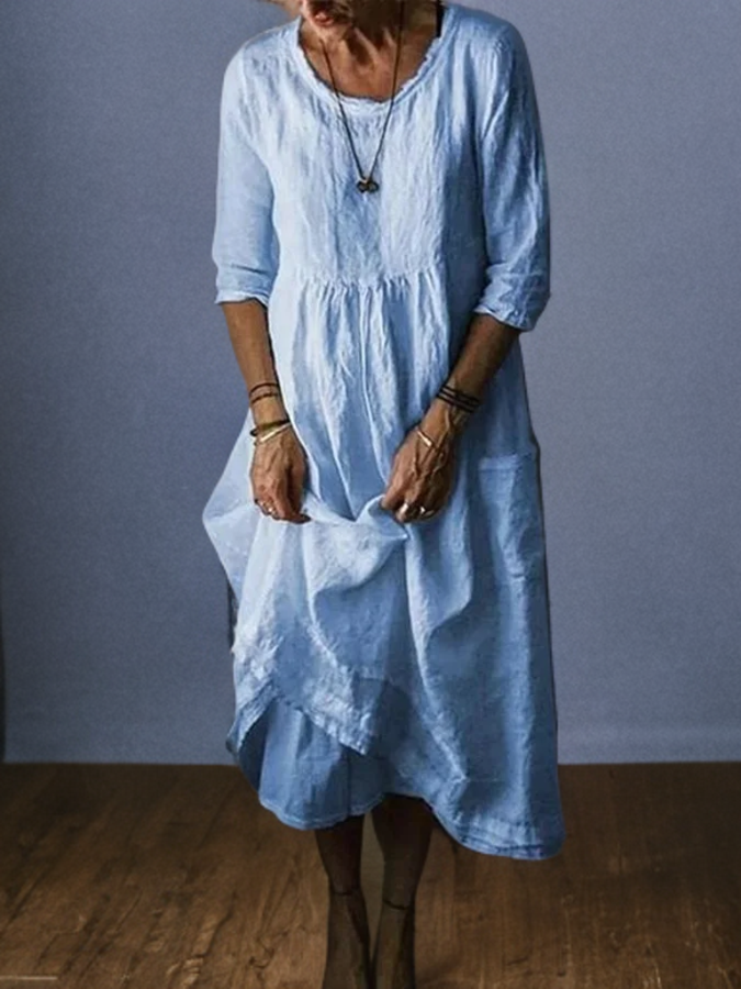 LP | Casual Linen Long Dress