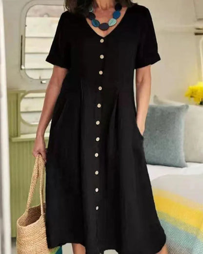 LP | an effortlessly elegant linen dress