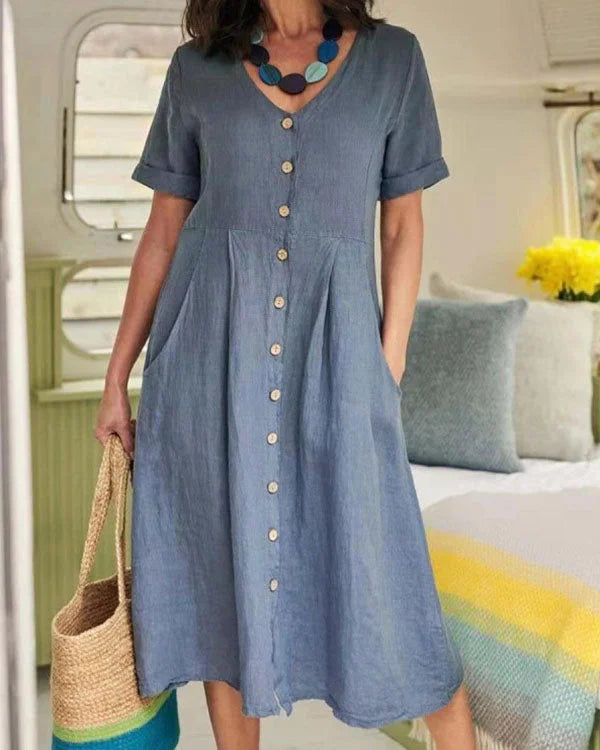 LP | an effortlessly elegant linen dress