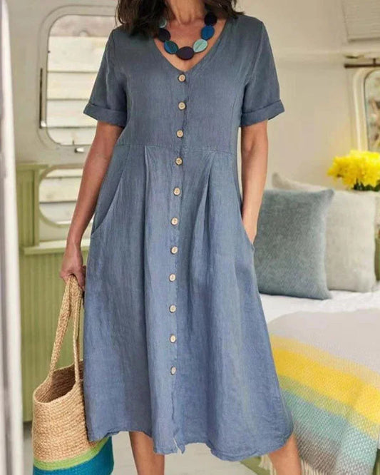 LP | an effortlessly elegant linen dress