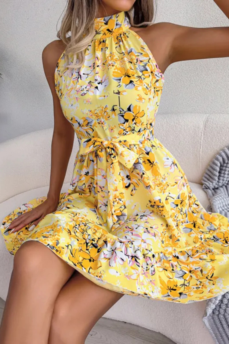 Juniper | Floral  Halter Dresses