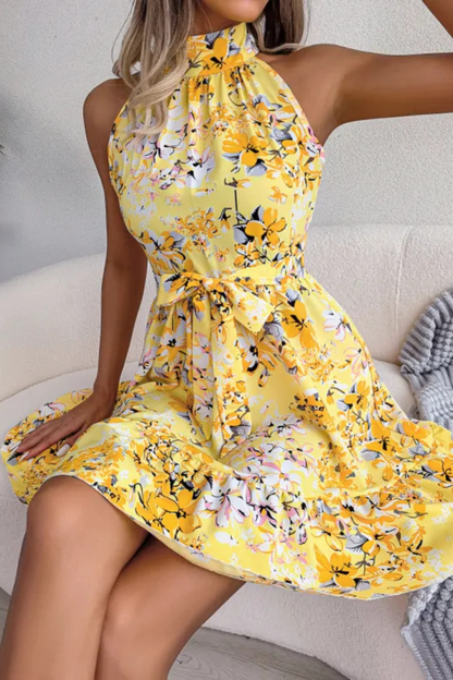 Juniper | Floral  Halter Dresses