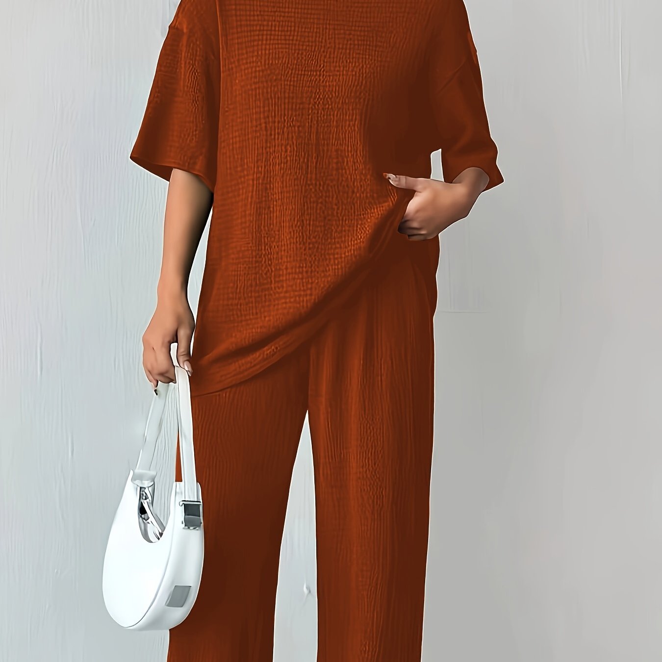 Cotton-polyester set - Short-sleeved T-shirt and soft fabric
