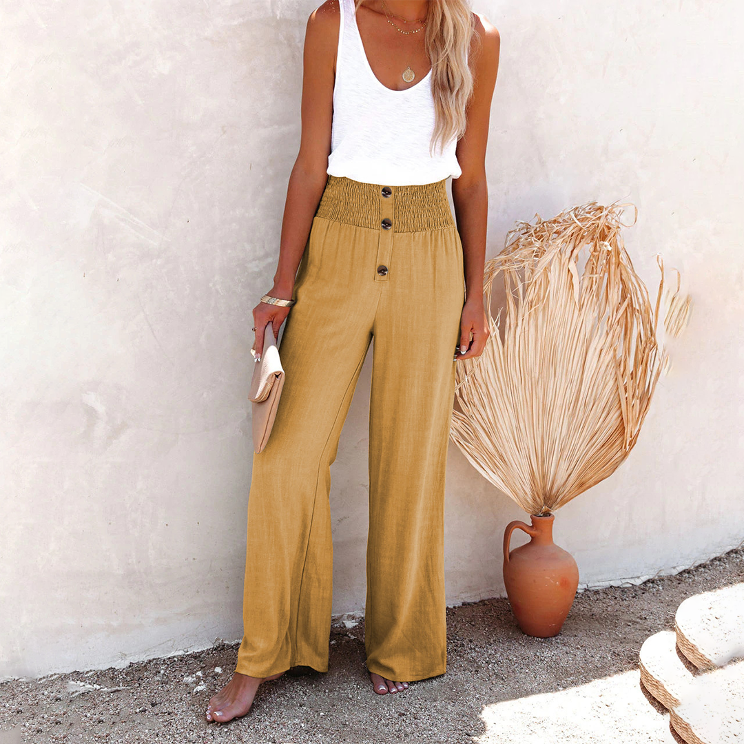 HILLA - Loose-fitting high-waisted pants