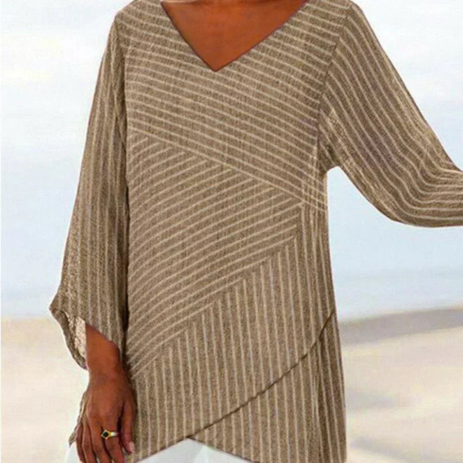 LP | Vintage striped blouse