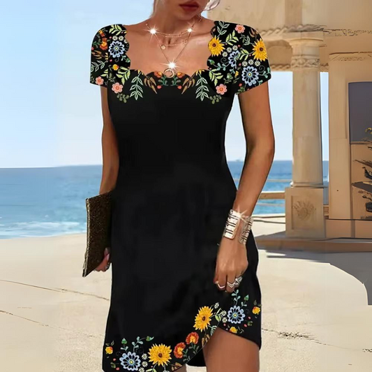 LP | Elegantly printed women's dress