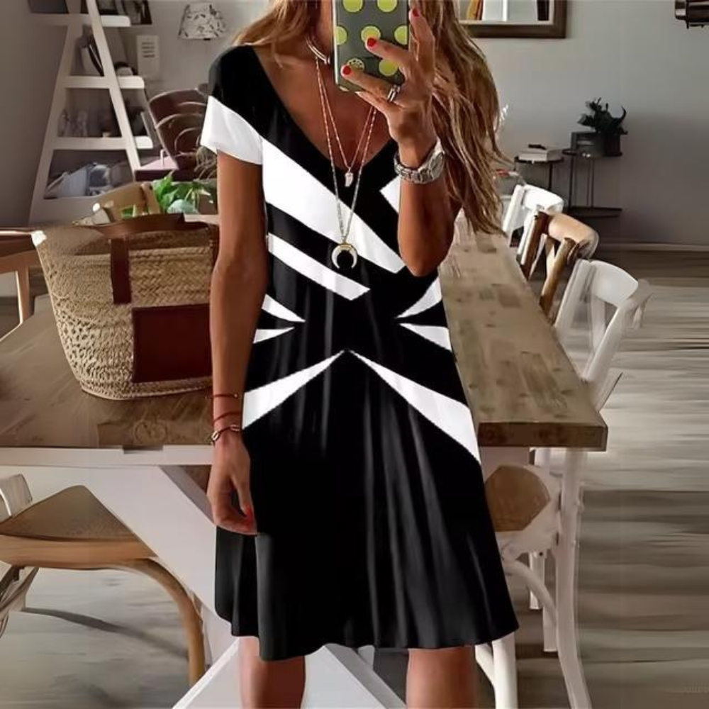 LP | Summer dress with print