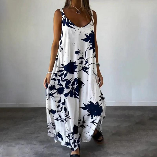 LP | Fluid dress with floral pattern for women