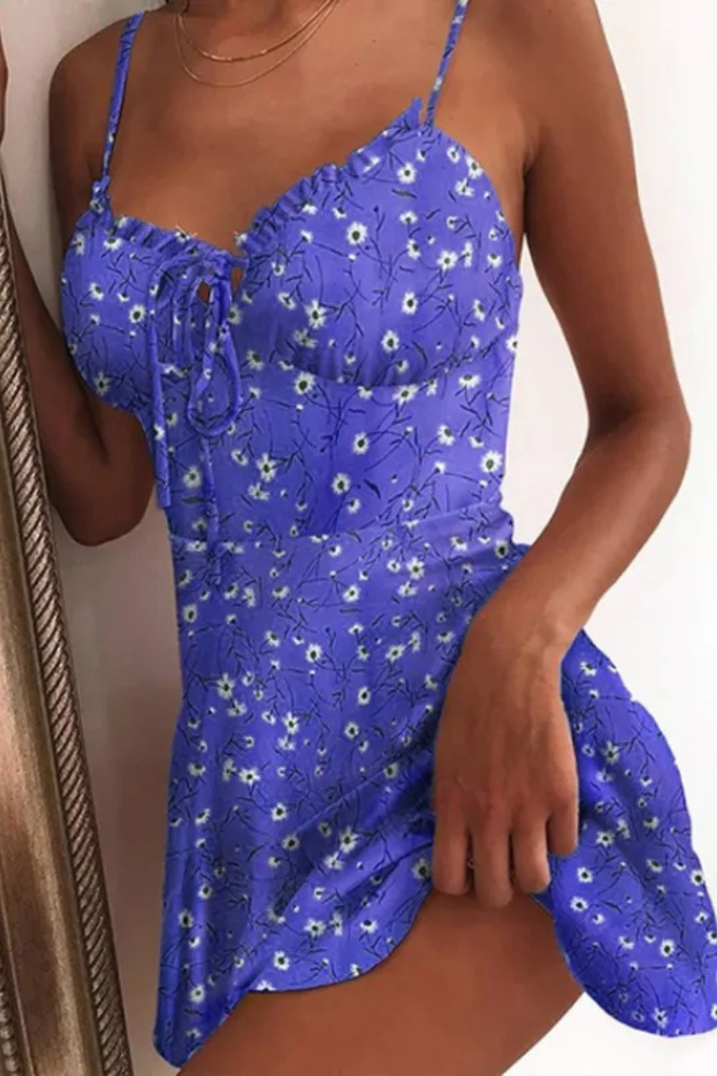 Lunaria | Floral Dress Mini Camisole Dress
